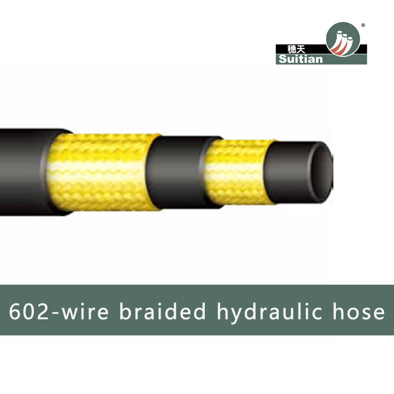 602 Wire braided hydraulic hos