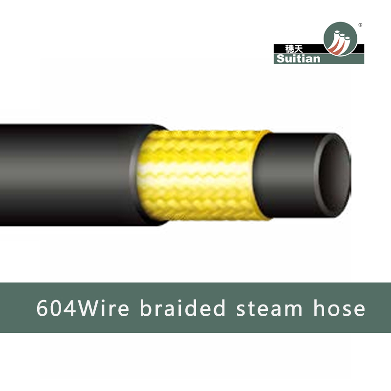 604 Wire braided hydraulic hos